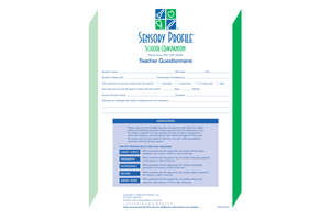 Sensory Profile School Companion