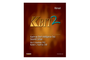 Kaufman Brief Intelligence Test | Second Edition