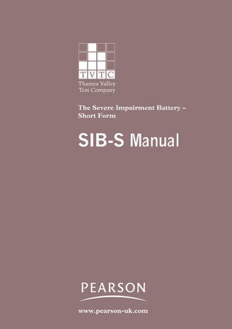 Severe Impairment Battery - Short Form