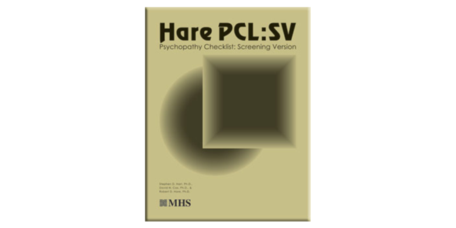 Hare Psychopathy Checklist: Screening Version